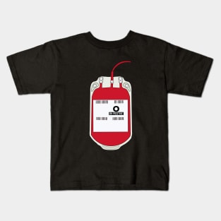 O Positive Blood Bag Kids T-Shirt